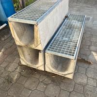 Canale acqua con griglia