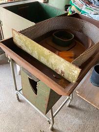 Mulino elettrico usato che sgrana e macina mais