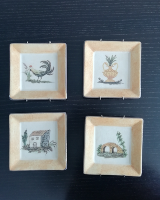 Set piatti decorativi o da antipasto