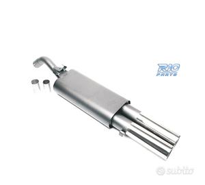 SILENZIATORE DI SCARICO PER VOLKSWAGEN VW GOLF II 