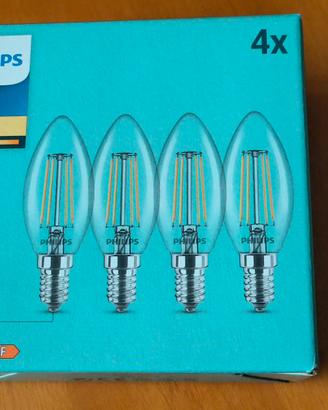 Lampadine a candela Led Philips E14 | 4W - 2700 K