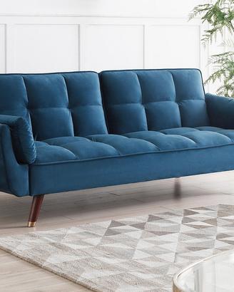 DIVANO LETTO BLU 