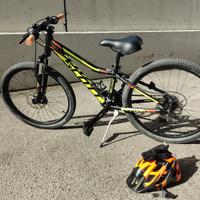 Mountain Bike + casco e guanti - SCOTT SCALE JR 24
