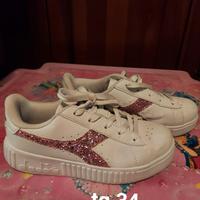 Scarpe bambina Diadora taglia 34