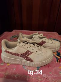 Scarpe bambina Diadora taglia 34