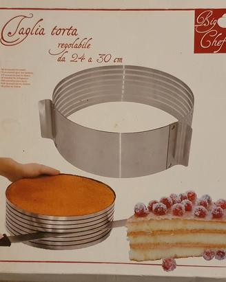 Taglia torta regolabile da 24 a 30 cm