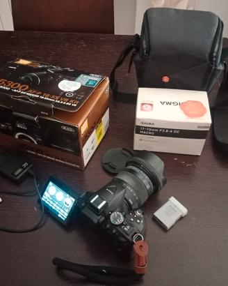 Nikon d5300 con obiettivo 17-70
