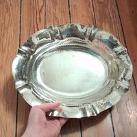 Vassoio vintage centrotavola, placcato argento 