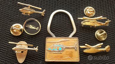 spille portachiavi elicottero Agusta viniatage CB