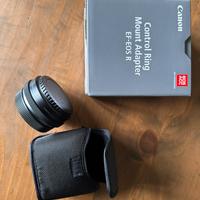Adattatore Canon Ef Rf con ghiera di controllo