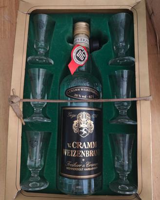 Set vintage bottiglia liquor