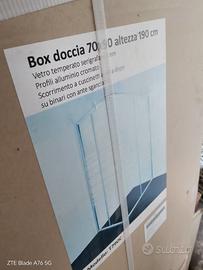 boxdoccia IMBALLATO in vetro temperato 70x90x1,90