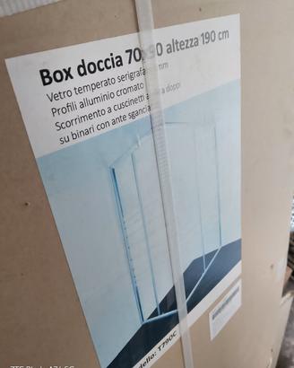 boxdoccia IMBALLATO in vetro temperato 70x90x1,90