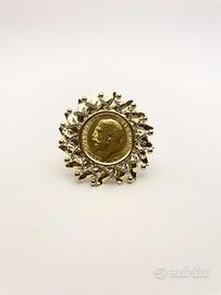 Anello epoca oro18kt grammi 18,30(Ca)