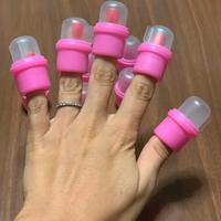 10 ditali rimover pink soak off smalto