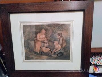 Quadro Bartolozzi Francesco "Scena Campestre"