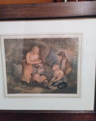 Quadro Bartolozzi Francesco "Scena Campestre"