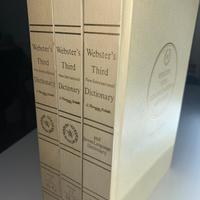 Webster’s Third New International Dictionary  1976