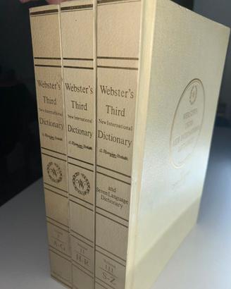 Webster’s Third New International Dictionary  1976