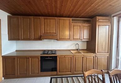 piano lineare cucina + piano cottura gas bosch
