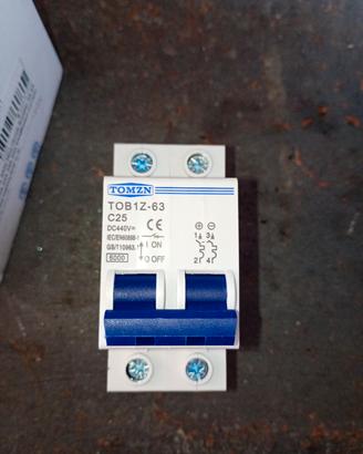 magnetotermico fotovoltaico dc 25A