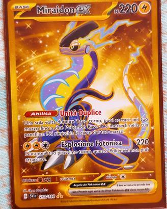 Pokemon Miraidon ex gold