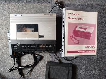 Registratore piastra Sanyo TRC-9100 Memo-Scriber