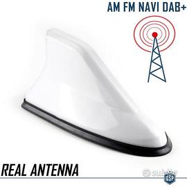 Antenna PINNA SQUALO Bianca VERA Ricezione RADIO