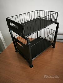 Carrello sotto lavandino 