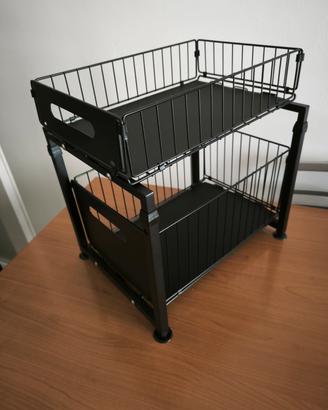 Carrello sotto lavandino 