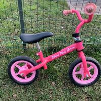 La prima bicicletta Chicco Pink Arrow