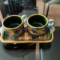 Set due tazzine caffè Sambuco Deruta