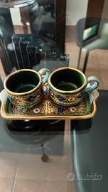 Set due tazzine caffè Sambuco Deruta