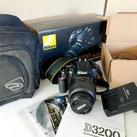 macchina fotografica Nikon D3200+ accessori