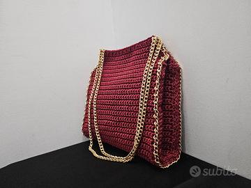 Borsa uncinetto modello Stella
