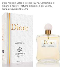 profumo donna diore 100 ml