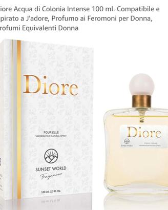 profumo donna diore 100 ml