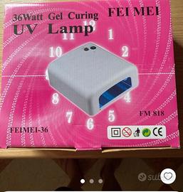 lampada asciuga gel