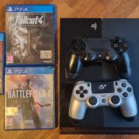 Ps4 console + joystick + giochi