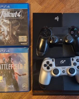 Ps4 console + joystick + giochi