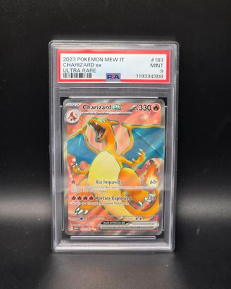 Pokémon PSA 9 Mint 151 Charizard ex #183 – Ultra R