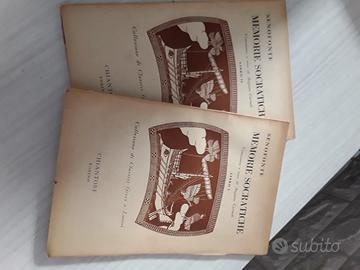 N 2 libri Senofonte memorie socratiche