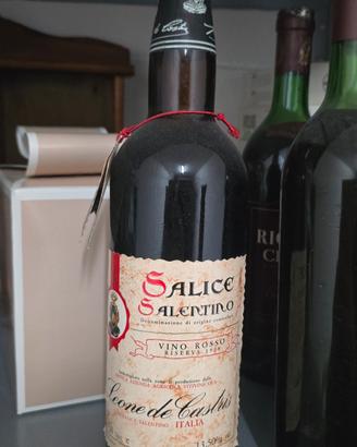 vino rosso Salice Salentino Riserva del 1978