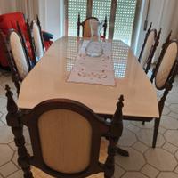 stanza da pranzo anni 70