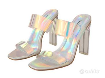 Sandali trasparenti con tacco Windsor Smith n.36