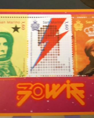  Foglio francobolli D.Bowie - S. Marino