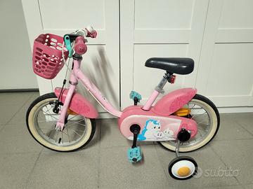 bici bambina con rotelle