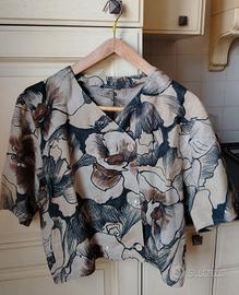 maglia da donna in lino 100%. Maniche corte. 