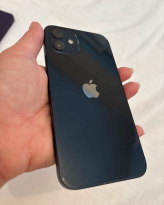 Iphone 12 nero,  128gb + cover omaggio