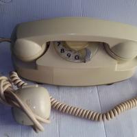Telefono vintage SIP anni 60 colore panna